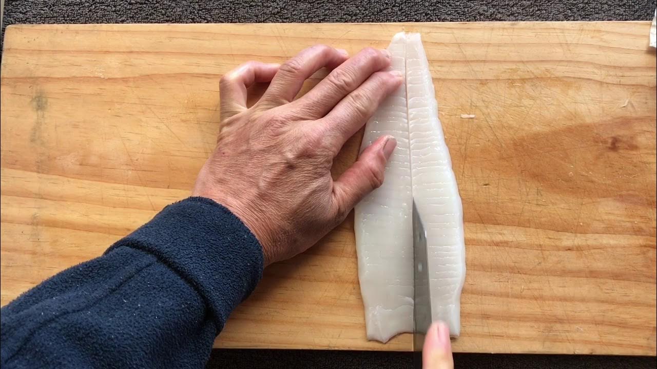 How to prepare sashimi squid YouTube