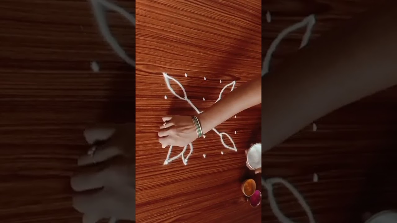 small & simple rangoli // 