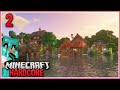 Cute Riverside Village! | Minecraft 1.16 Hardcore Ep.2