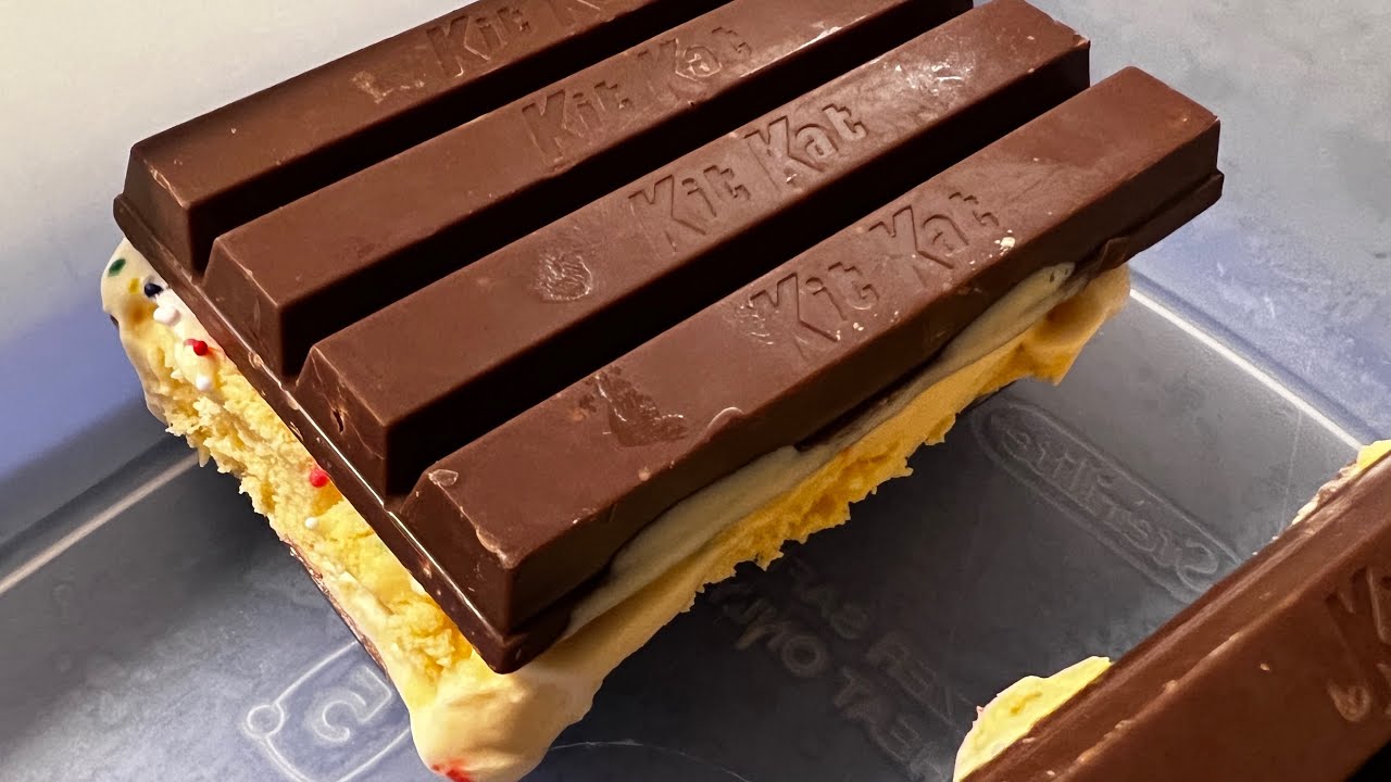 Making KitKat Ice Cream Sandwiches! - YouTube
