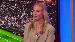 #Arsenal and #England star Beth Mead talk about life in the @Lionesses 🦁 in the one show.