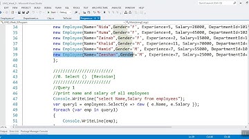 LINQ to Collections - Select Function