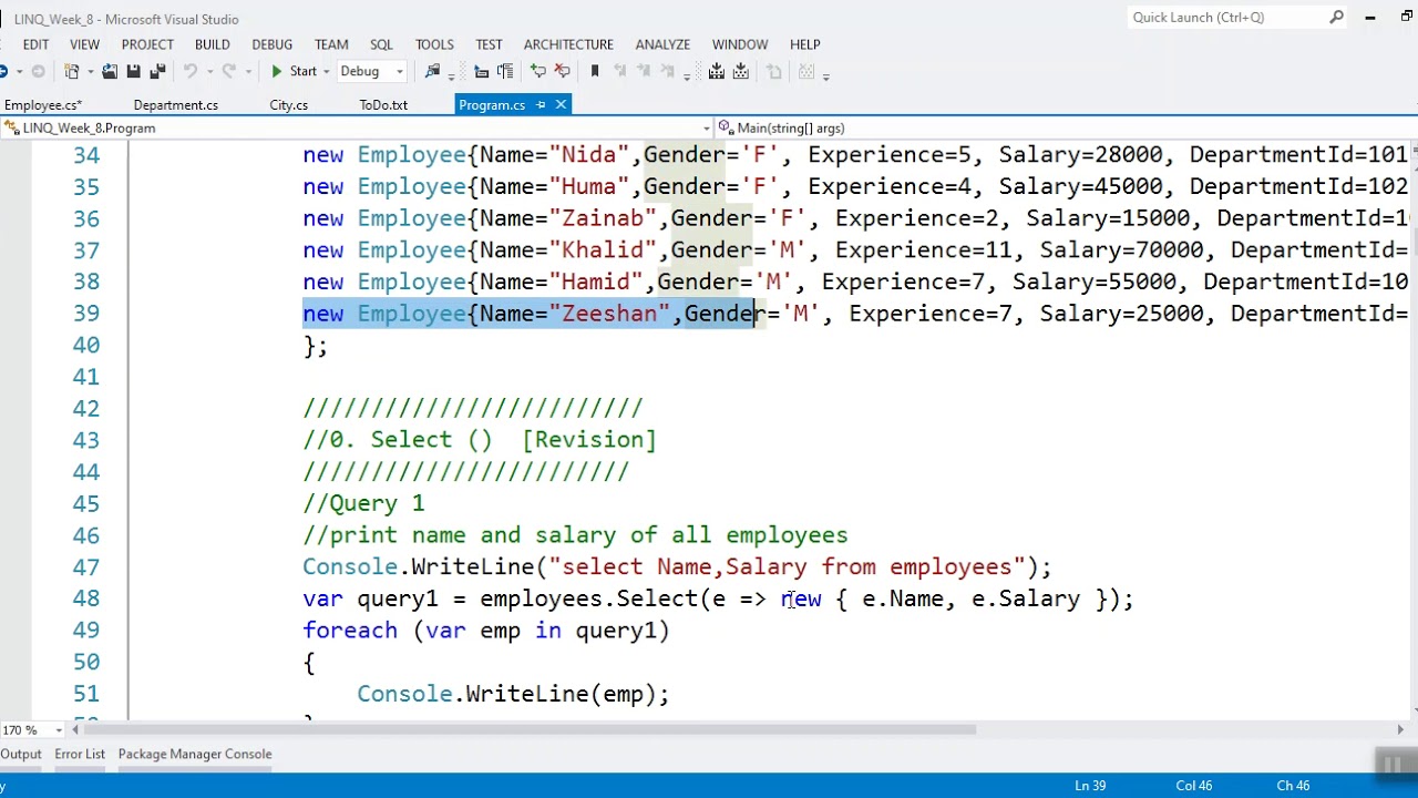 Linq Where Select First – How to select the first record using a LINQ ...
