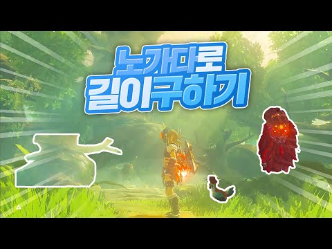 가장 큰 NPC '데크나무'의 키를 노가다로 구하기 (젤다의 전설 야생의 숨결)