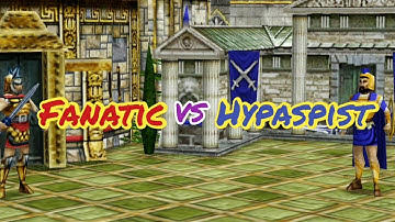 200 Champion Fanatic vs 200 Champion Hypaspist | Age of Mythology