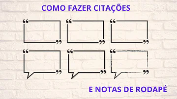 Pode colocar citação em nota de rodapé?