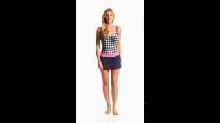 Beach House Pink Sun Valley Tank Skort Swim Dress | SwimOutlet.com