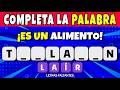 Reto de letras | Completa todas las palabras sin fallar ¿Puedes hacerlo? #quiz