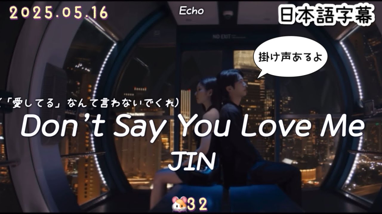 Don't Say You Love Me】JIN 和訳/カナルビ/掛け声 - YouTube
