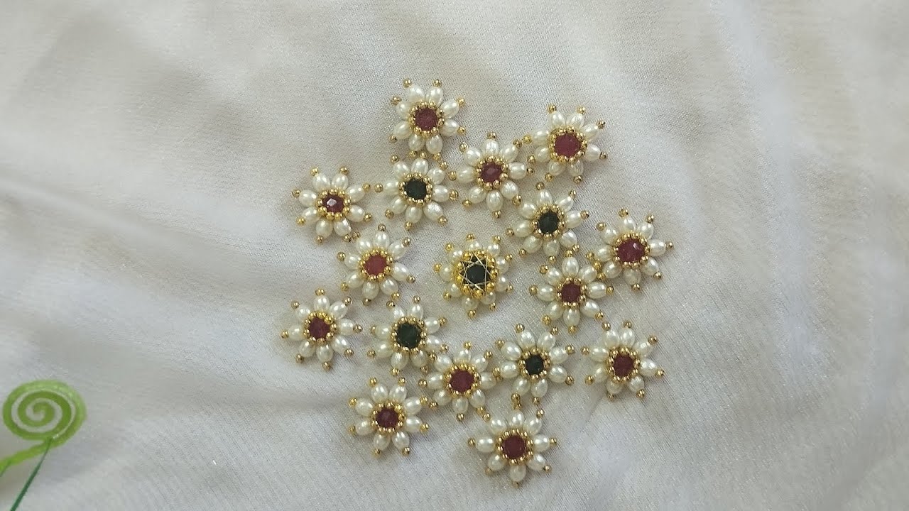 Day-3,How to make flower in easy way🌸flower making at home✨diyjwelleryRadhikasArt-k7t, Wp:9325505583