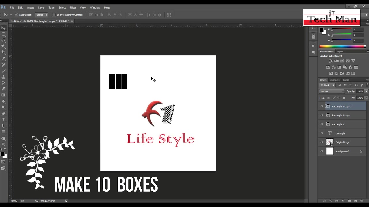 Logo Design Photoshop Tutorial Youtube