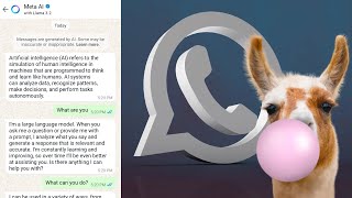 WhatsApps AI is here! Testing MetaAIs Llama 3.2: Impressive Free AI Chatbot!