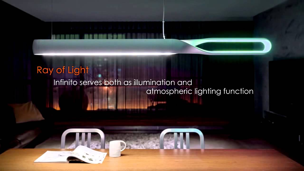 Infinito light by qisdesign modern led suspension lighting youtube