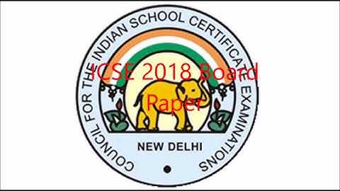 ICSE 2018 Computer Applications Paper