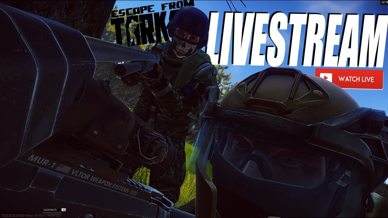 🔴Tarkov Live🔴Lvl.37 Customs and Finding 1 Alkaline Max Trader grind