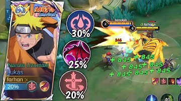 GLOBAL LUCAS HIGH LIFESTEAL EMBLEM! - NEW BEST BUILD EMBLEM LUCAS 2025 - LUCAS GAMEPLAY