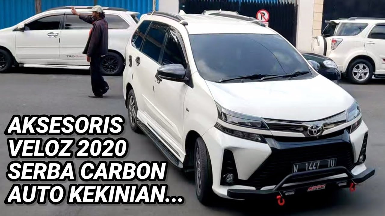 Veloz Putih 2020 Pasang Aksesoris Serba Carbon Ferrari Variasi Surabaya Youtube