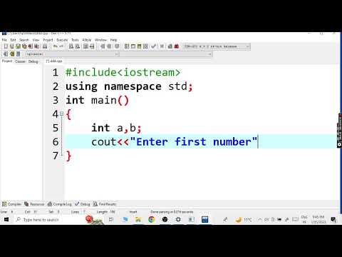 c++ program to swap two numbers using third variable