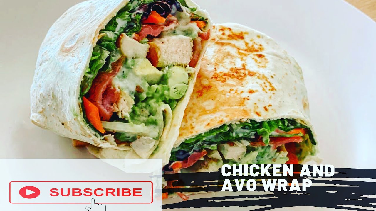 Healthy Chicken Avocado Wraps - Veronika's Kitchen