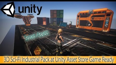 3D Sci-Fi Industrial Pack at Unity Asset Store Game Ready