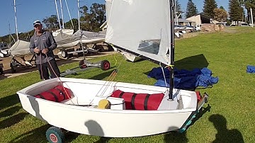EBYC Optimist rigging part 2