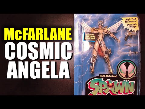 McFarlane Spawn Cosmic Angela Ultra Action Figure Review - YouTube