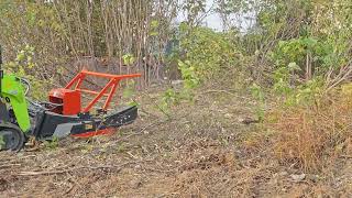 🔥 Clear Tough Ground with Ease! Disc Land Clearing Attachment in Action 🚜💪 #hcn
