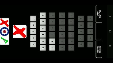CW Morse code trainer Android app, Keypad interface