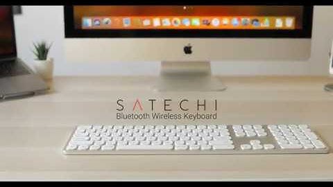 Satechi Aluminum Bluetooth Keyboard for iMac