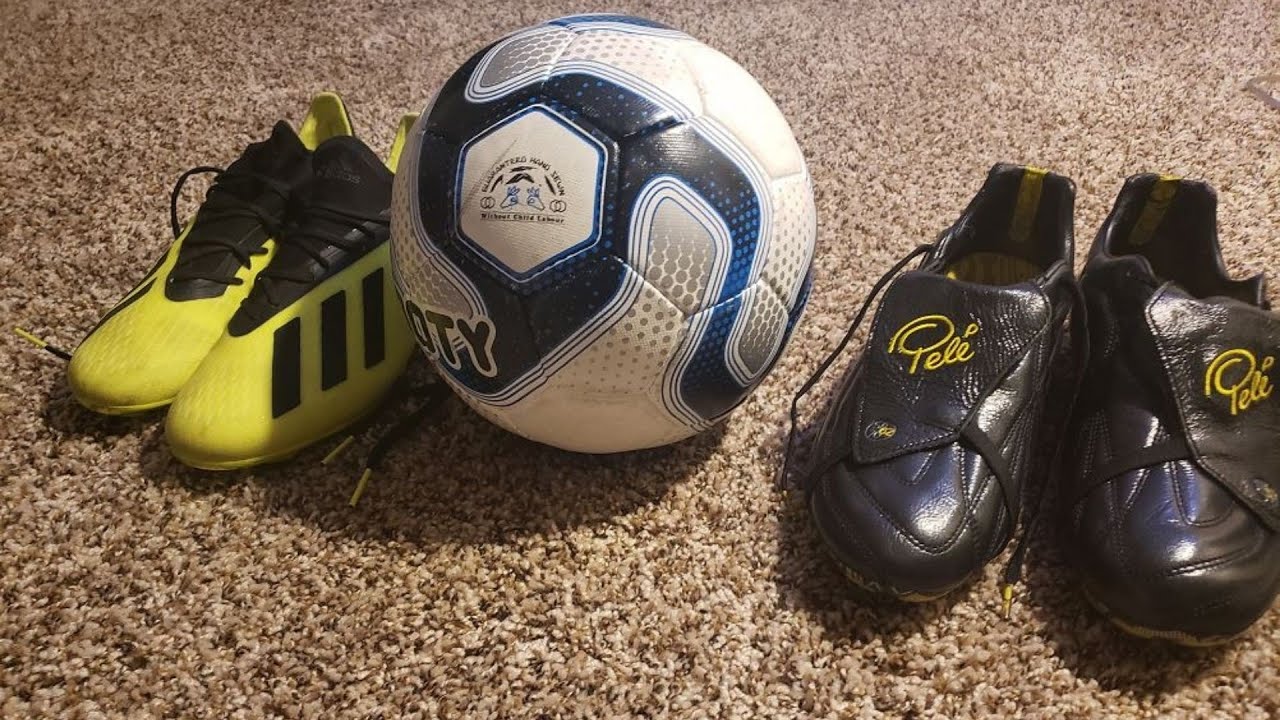 Toby soccer training with Adult men in USA.