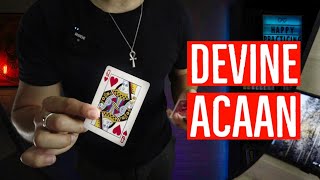 Devine ACAAN - with Pigcake! #pigcake #cardtrick #howtodomagic