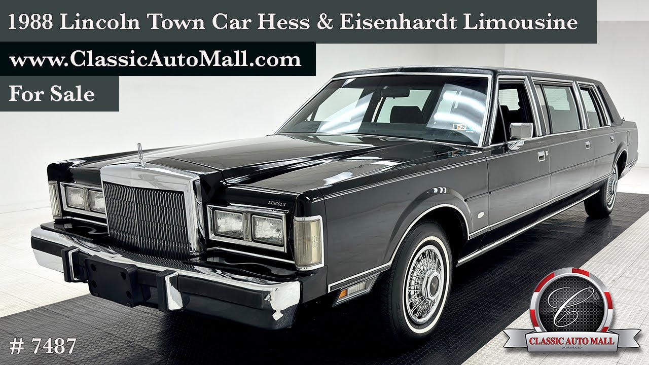 1988 Lincoln Town Car Hess & Eisenhardt Limousine - Consignments at Classic Auto Mall, Morgantown PA