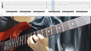 Warmup Exercise By John Petrucci with Tab and Slow playing.