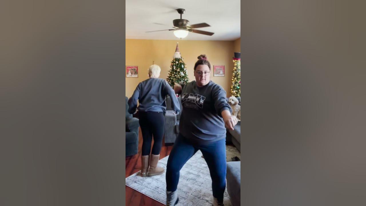 Dance it Out with Joanie and Jenni || Here Comes Santa Claus Holiday #Shorts