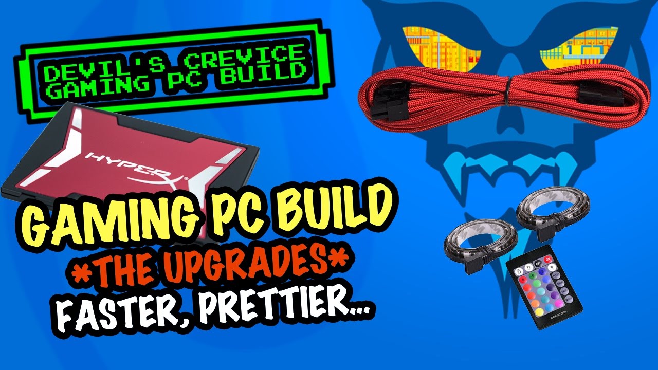 Gaming PC Build - Upgrade Path; Stage 1 - More pretty, More Fast - YouTube