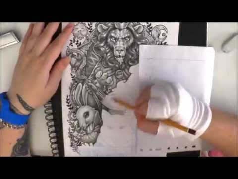 armello---battle-for-the-crown---fast-time-lapse-drawing-by-medusa-dollmaker