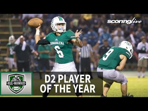 Austin Ewing – All-Hawaii Football D2 Offensive Player of the Year (2017)
