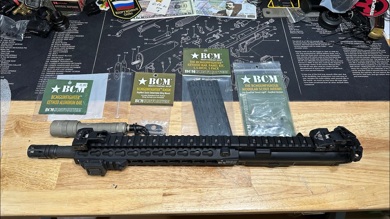 Верхняя часть ствольной коробки BCM KMR A10 KeyMod “12.5” для AR-15 с модификациями 😱