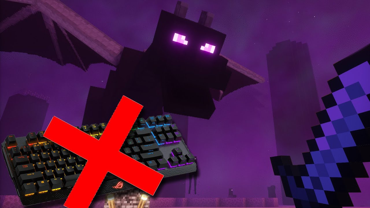 I Beat Minecraft With Only My Mouse - YouTube