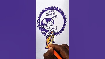 Diwali Drawing🪔/🩷Happy Diwali/🤔🪔How to Draw Diwali Drawing#shorts#trending#viral