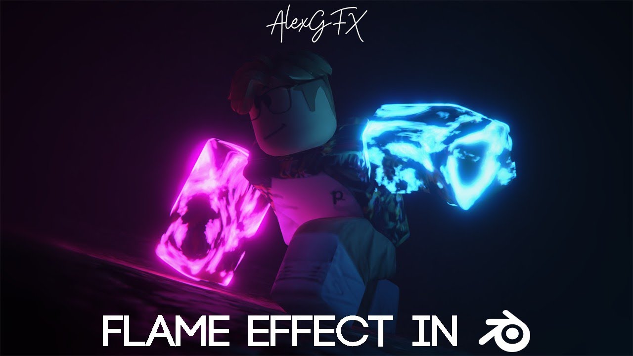 Flame effect in Blender 2.82