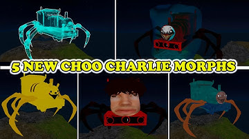 UPDATE 9 EGGS Charles Morphs in Choo choo Charles morphs roblox. Where to find new choo morphs.