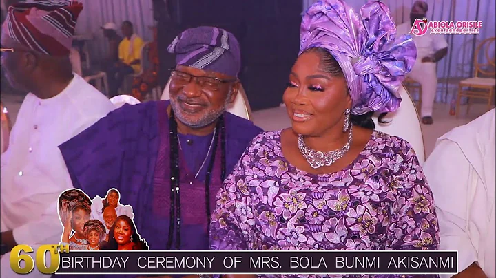 Lagos Bizwoman, Mrs. Bola Bunmi Akinsanmi  throws herself a Superlative 60th birthday in grand style