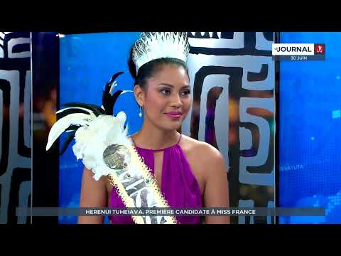 Herenui Tuheiava, Miss Tahiti 2022, invitée du journal