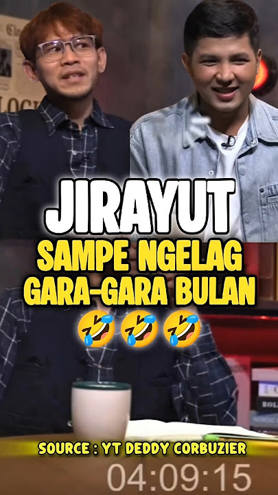 JIRAYUT SAMPE NGELAG 🤣🤣🤣 #indrafrimawan #jirayut #closethebrain