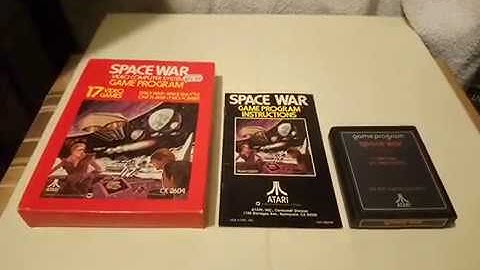 SPACE WAR Atari 2600 Video Computer System Game Program PAL Region Version Contents 19.03.20