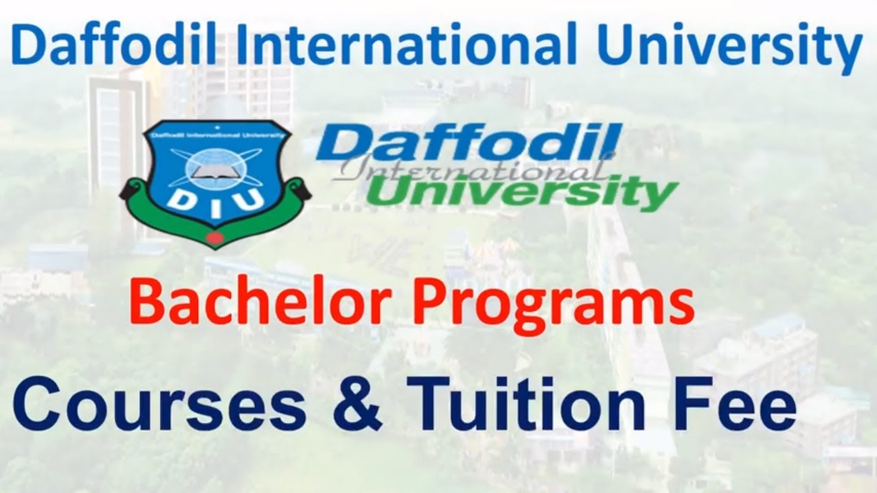 Daffodil International University All Courses Tuition Fees ড্যাফোডিল