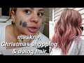 DOING HAIR, CHRISTMAS SHOPPING & STRUGGLING WITH MASKNE | WEEKLY VLOG