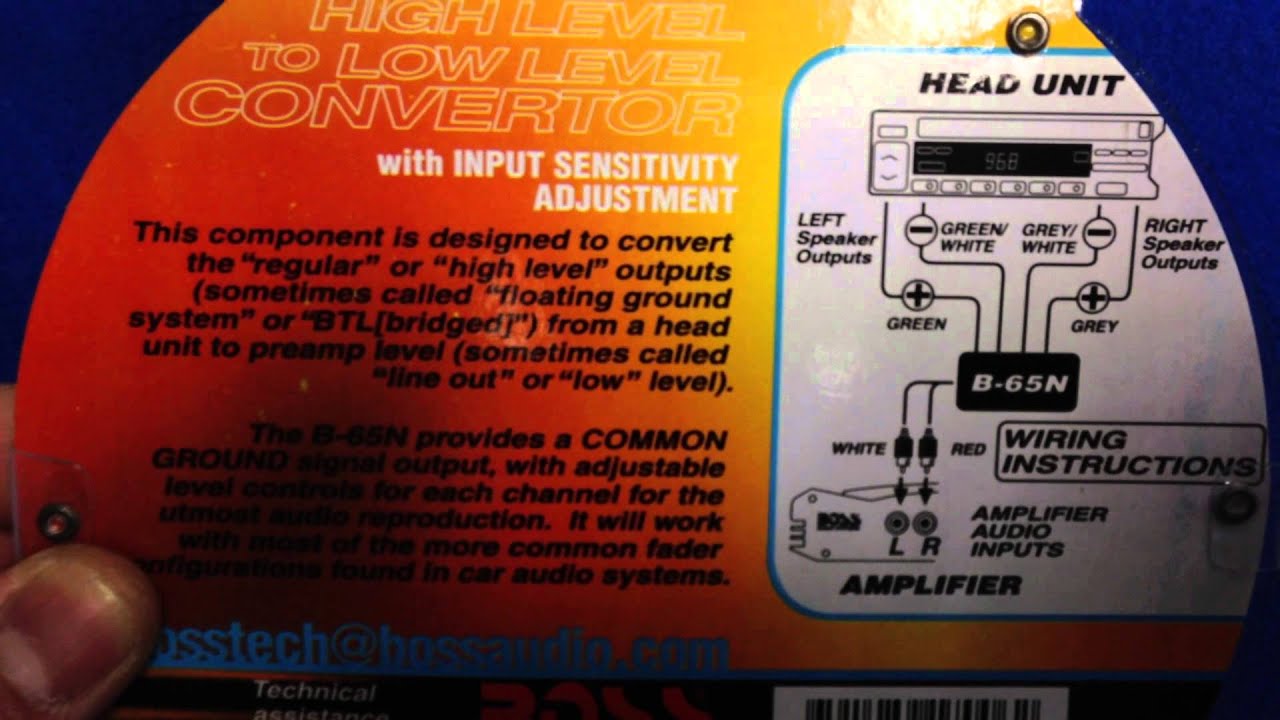 High Low Level Converter Install