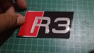 EMBLEM CUSTOM buat suka suka sesuai selera ukuran R3